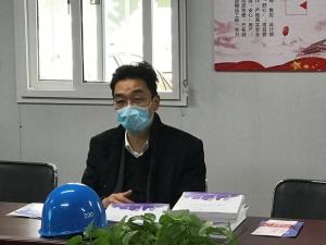 市建設(shè)局黨委書(shū)記、局長(zhǎng)戴健赴房總集團(tuán)市北32#地塊視察復(fù)工復(fù)產(chǎn)安