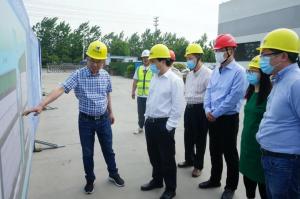 市國(guó)資委黨委書記、主任婁顯杰一行調(diào)研建筑工業(yè)化PC構(gòu)件生產(chǎn)基地與